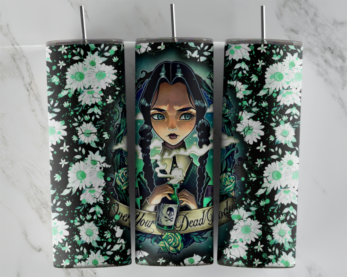 Over Your Dead Body Tumbler Wrap