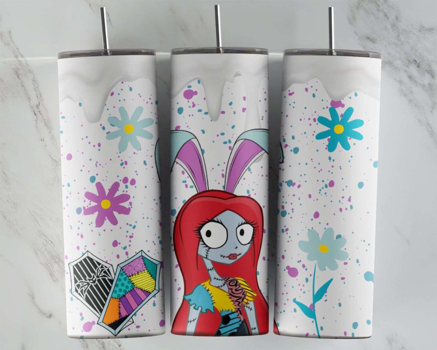 Easter Sally Bunny Tumbler Transfers