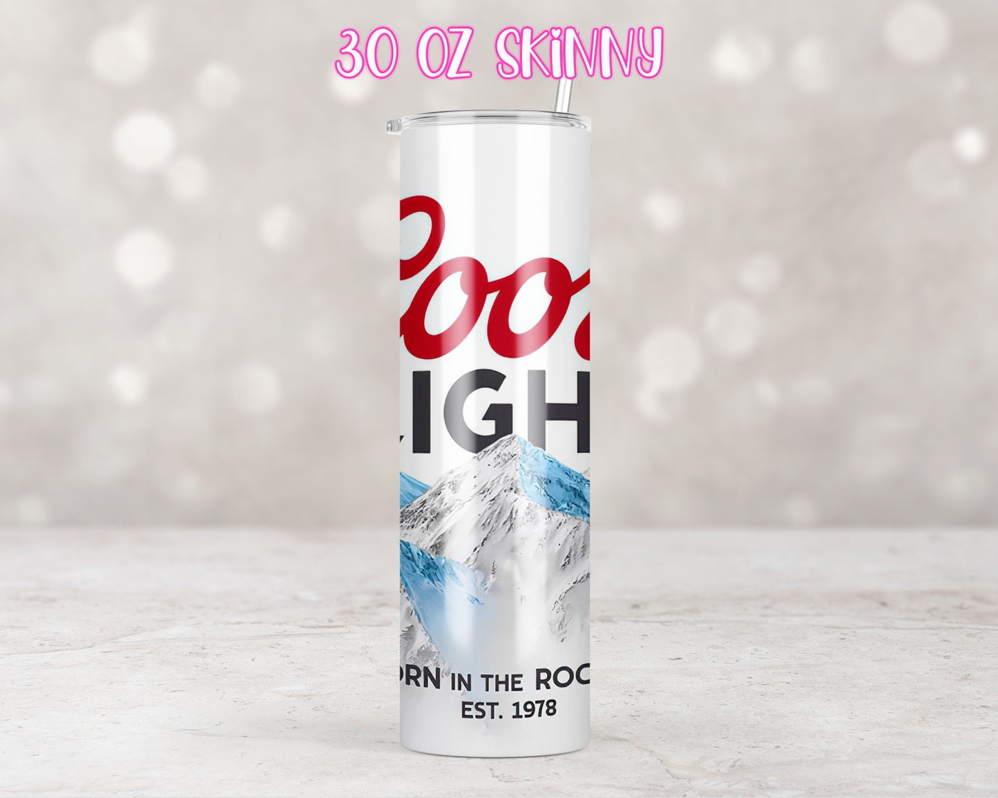 Beer Coor Design Tumbler Wrap