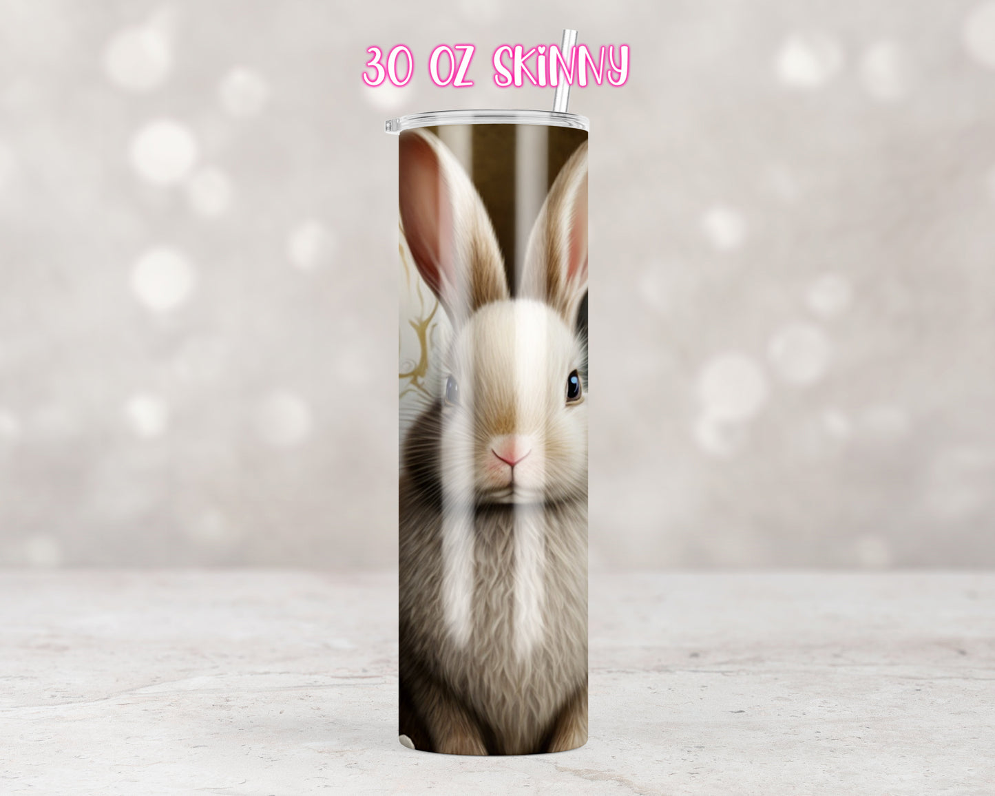 Easter Bunny Egg and Chick Tumbler Transfers