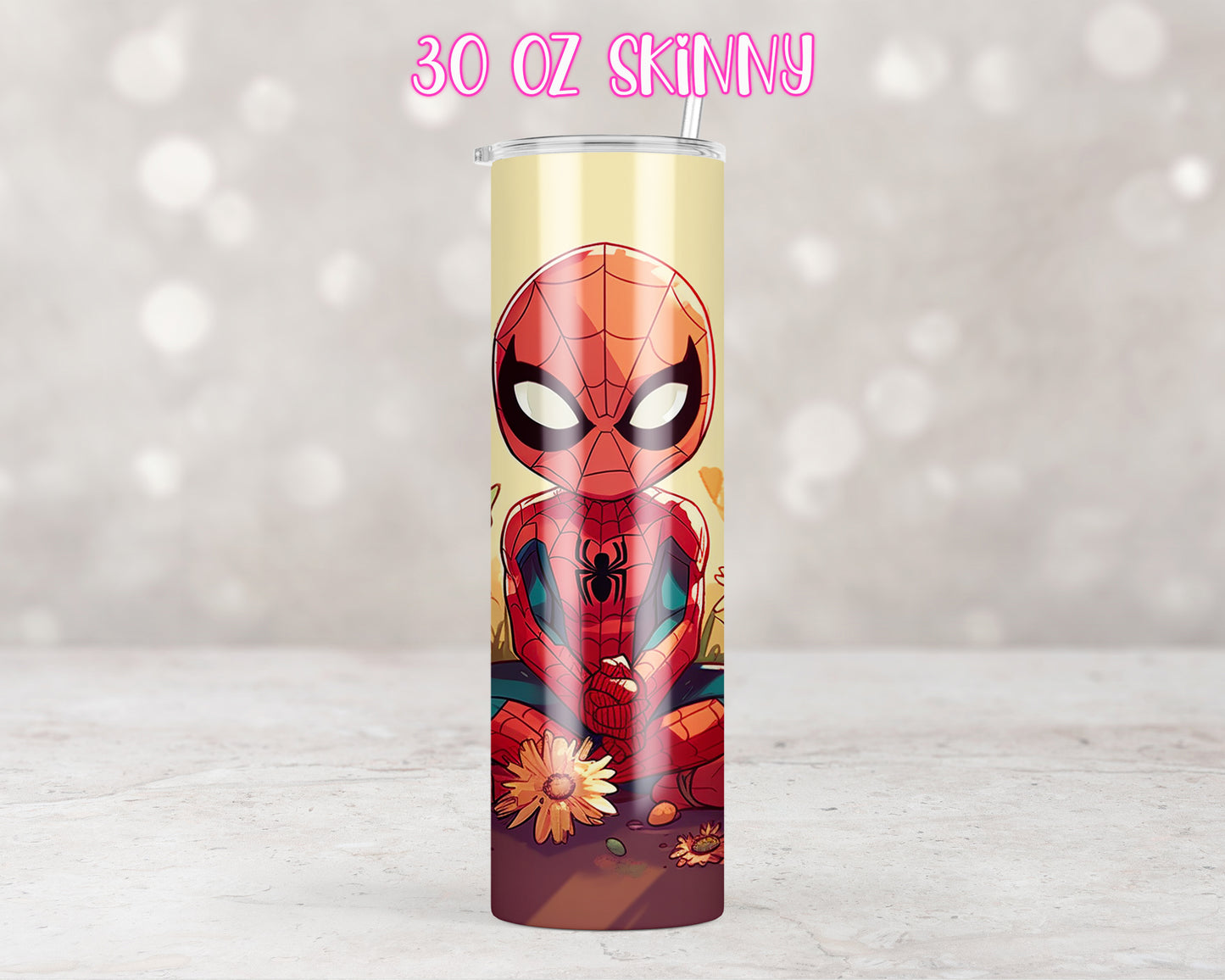 Floral Spider Guy Design Transfers