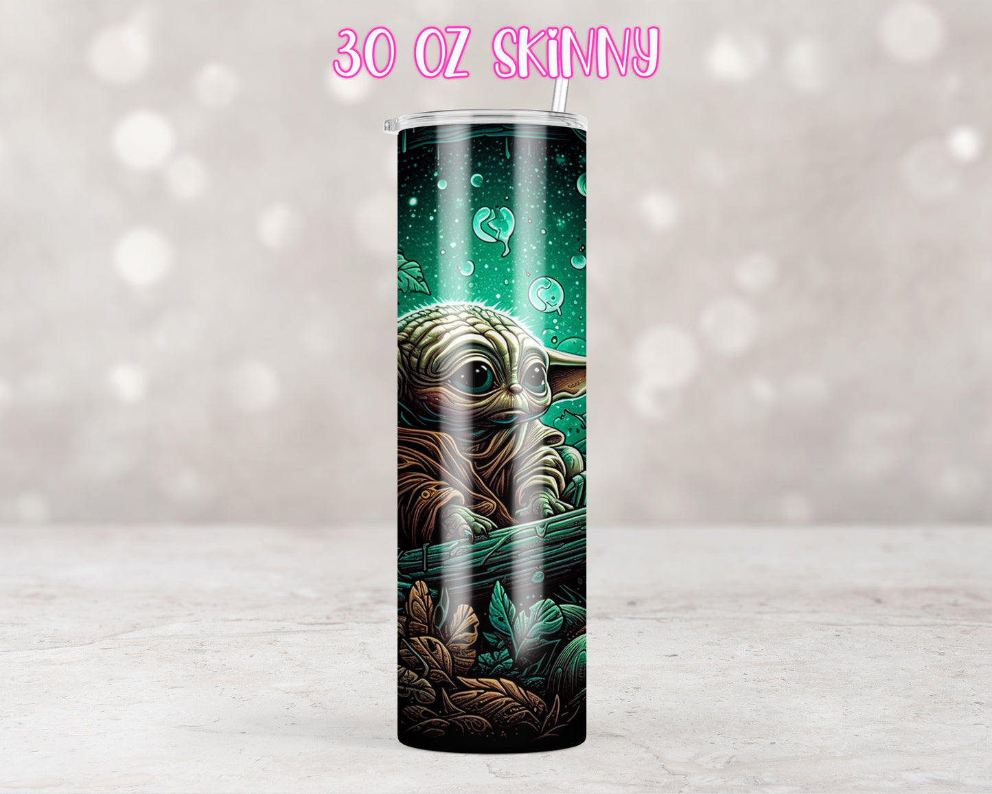 Green Alien Art Design Transfers