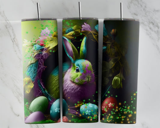 Easter Neon Pastel Bunny Design Transfers