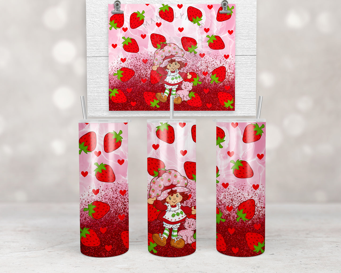 Strawberry Girl Design Transfers