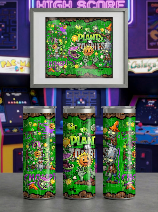 Plants VS Zombies Tumbler Wrap