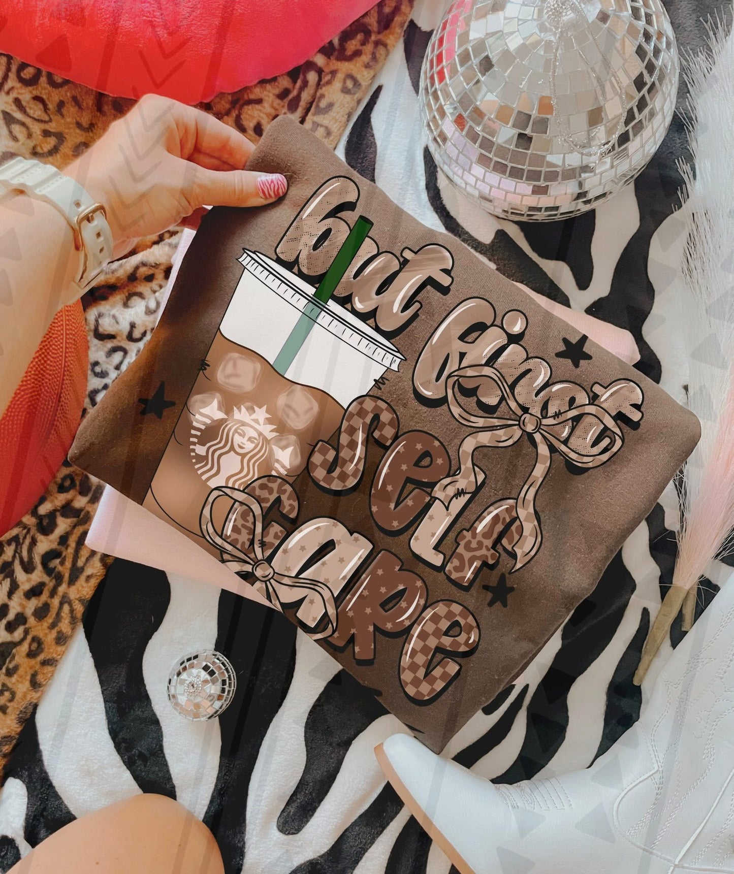 But First Self Care (SBux) DTF Prints