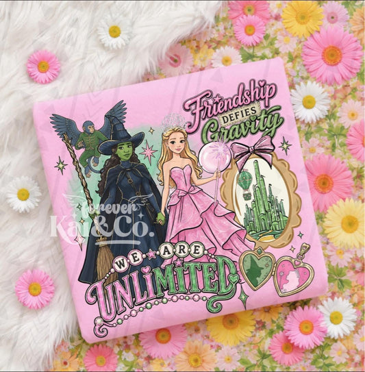 Friendship Defies Gravity DTF Print
