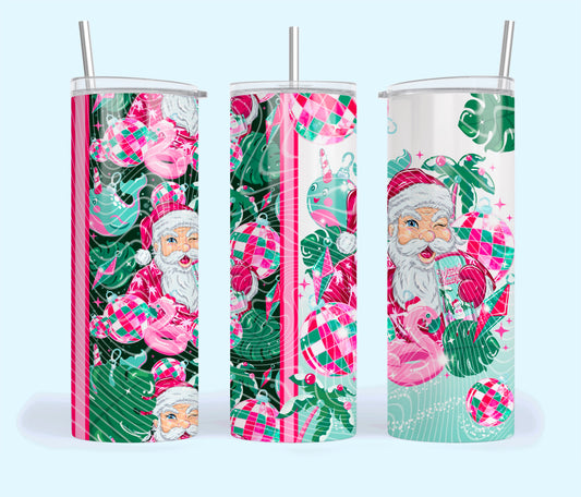 Winter Wonderland Santa Tumbler Wrap