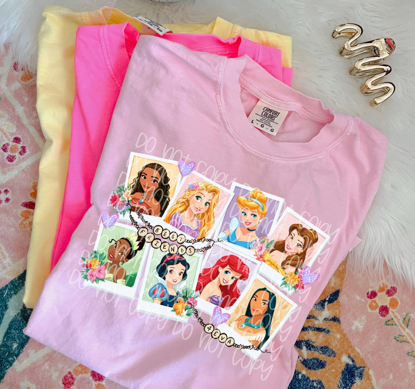 Princess Best Friends DTF Print