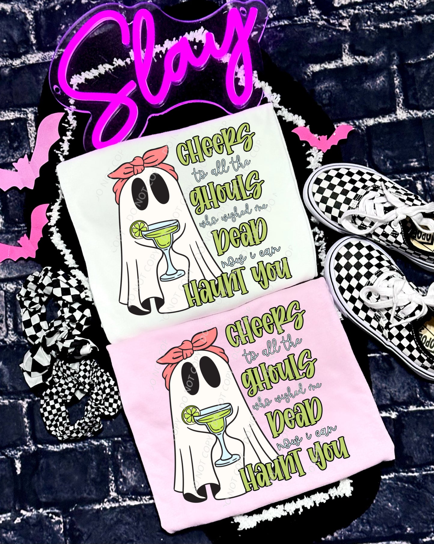 Cheers To All The Ghouls DTF Prints