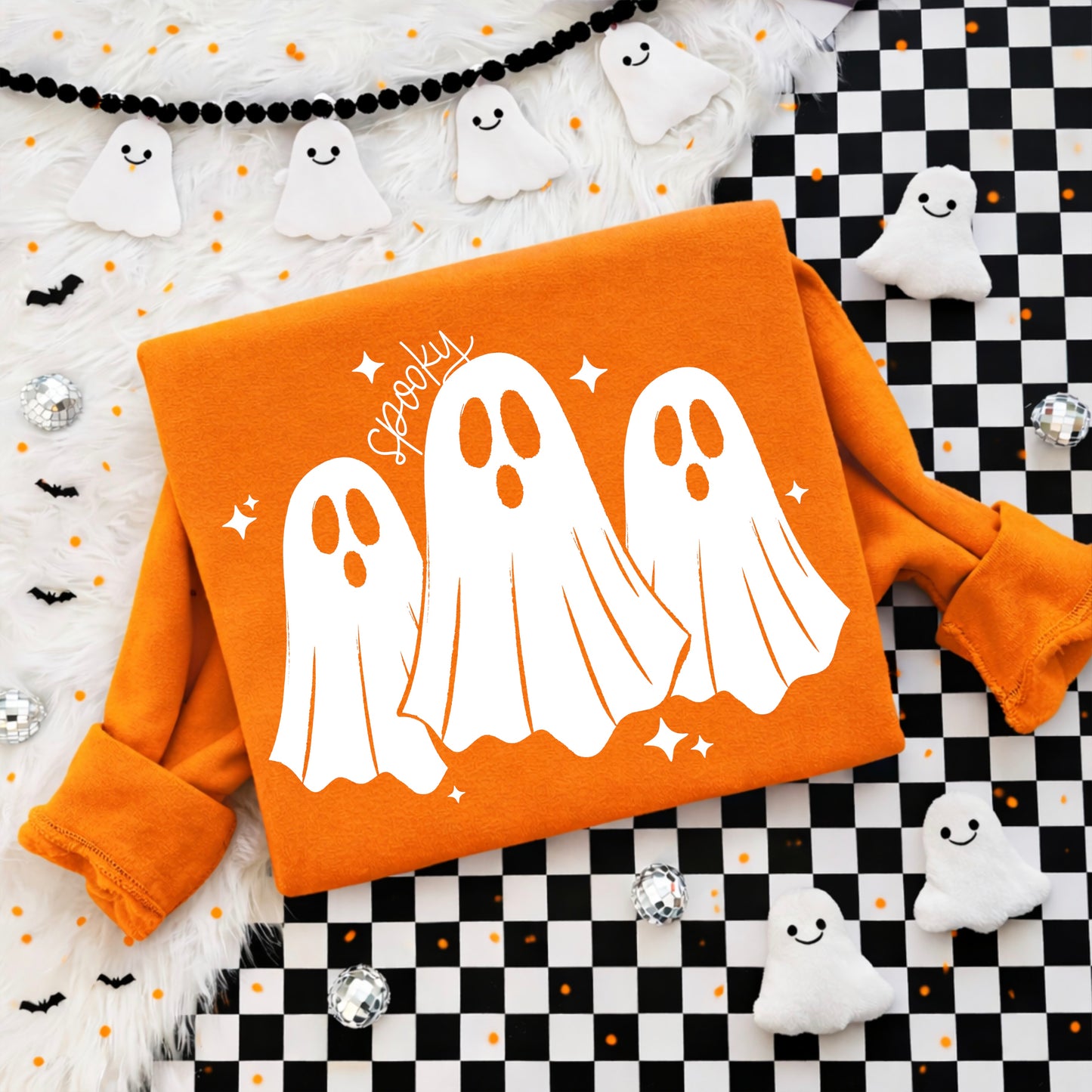 Spooky Ghosts DTF Print