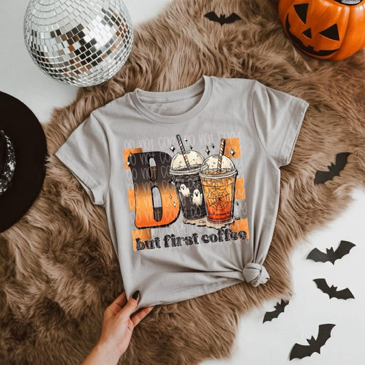Boo but First Coffee Ghosts DTF Prints