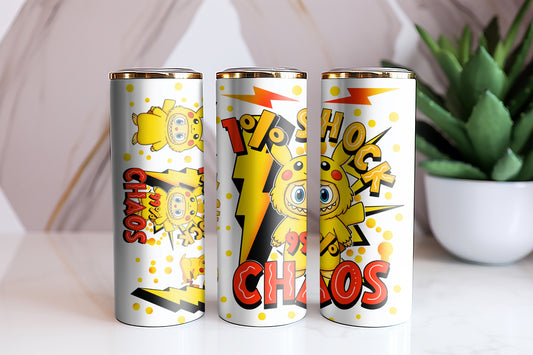 1% Shock 99% Chaos Tumbler Wrap