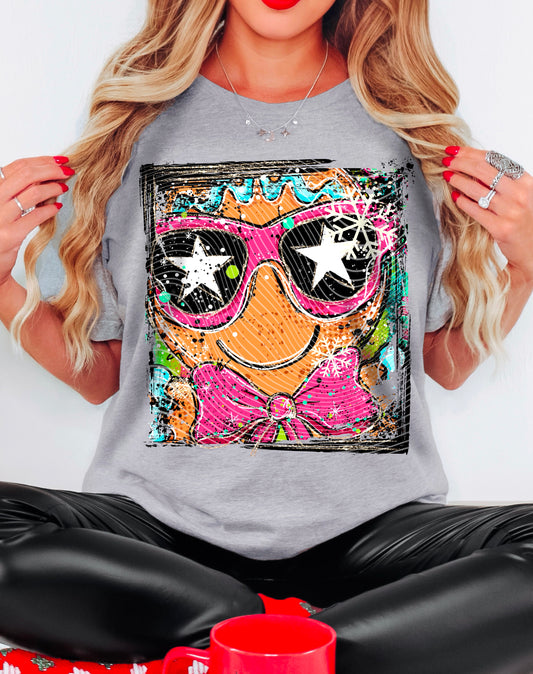 Selfie Gingerbread DTF Prints