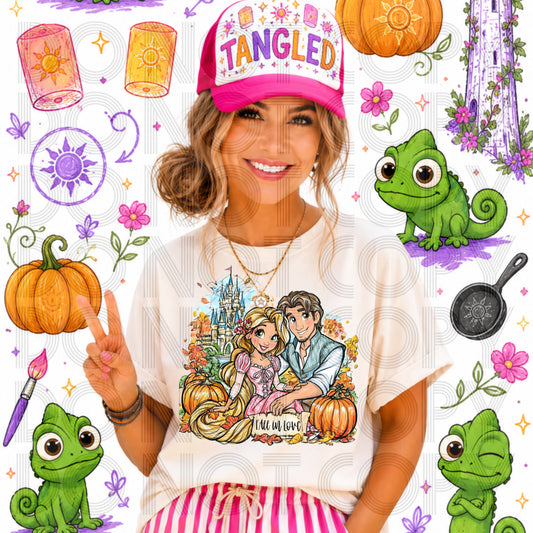 Fall In Love DTF Print