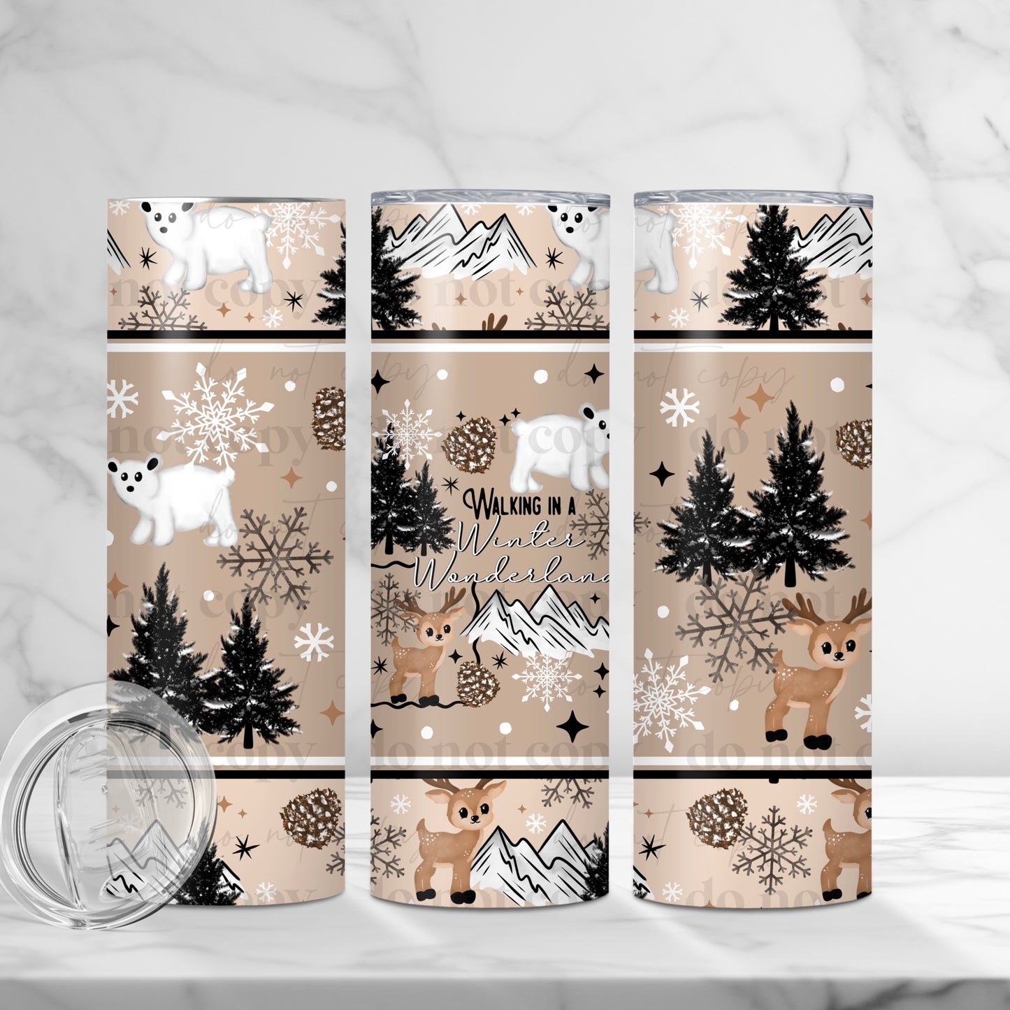 Walking In A Winter Wonderland Tumbler Wrap