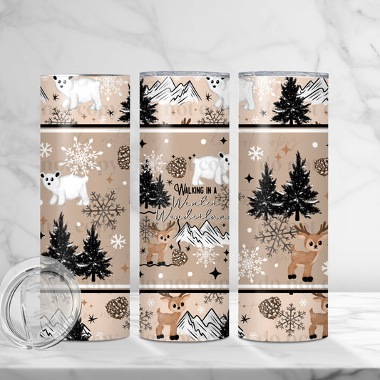 Walking In A Winter Wonderland Tumbler Wrap