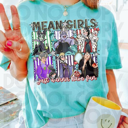 Mean Girls Just Wanna Have Fun DTF Prints