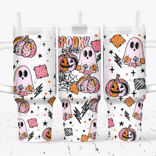 Spooky Vibes 40 oz Tumbler Print