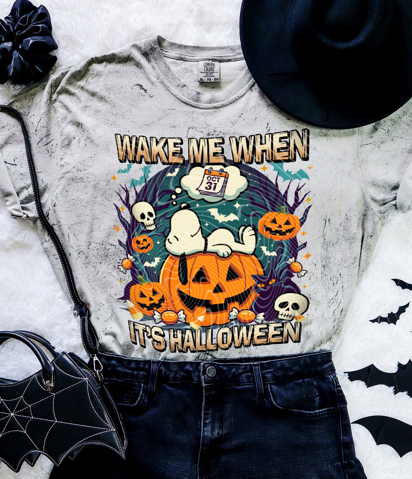 Wake Me When It’s Halloween DTF Print