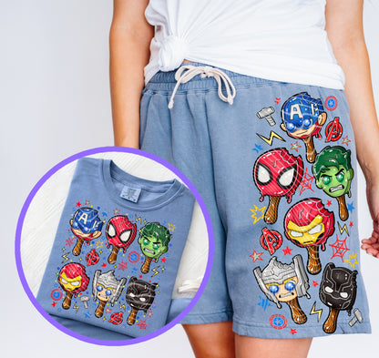 Marvel Hero Ice Cream DTF Print