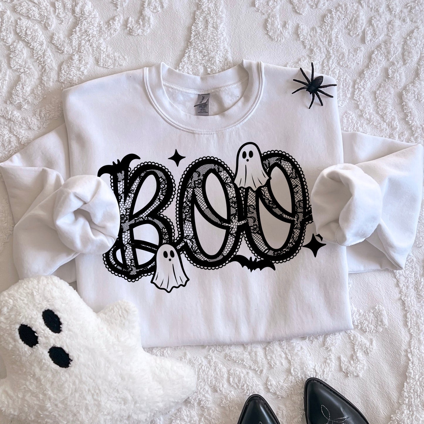 Boo Lace DTF Print
