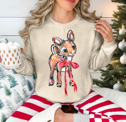 Rudolph Bow DTF Prints