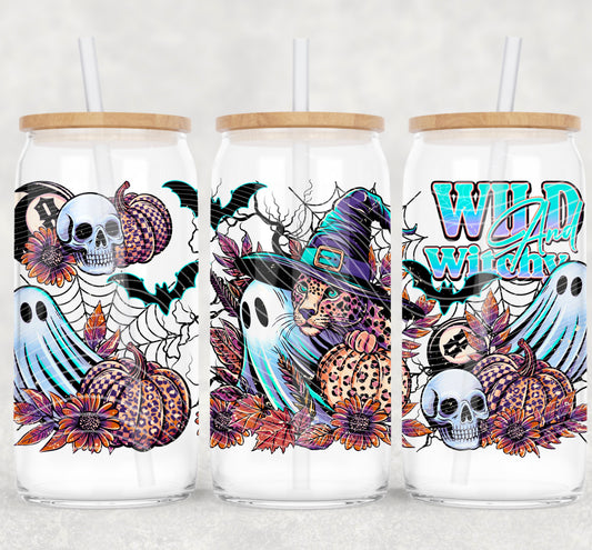 Wild and Witchy 16 oz Glass Wraps