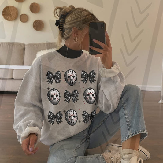 Horror Jason Coquette (Faux Embroidery) DTF Prints