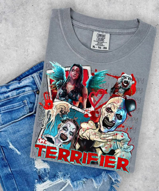 Terrifier Polaroid DTF Prints