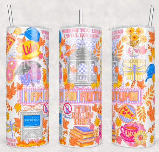 Stars Hollow Collage Tumbler Wrap