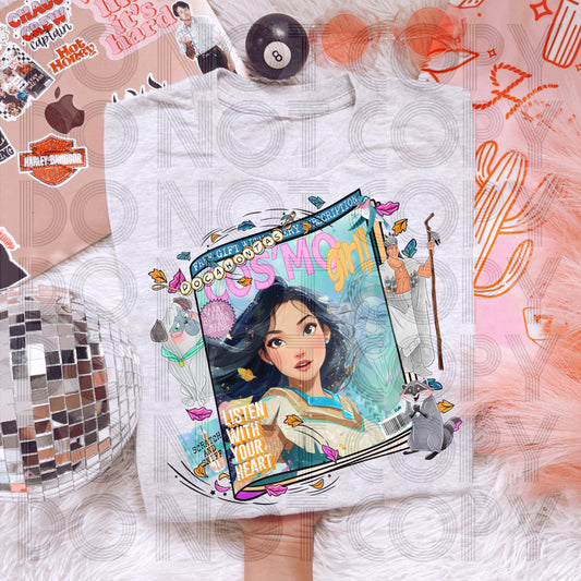 Cosmo Girl Pocahontas DTF Prints