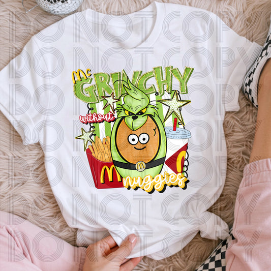 McGrinchy Without Nuggies DTF Prints