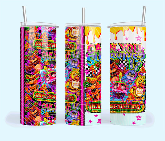 Can You Survive FNAF Tumbler Wrap