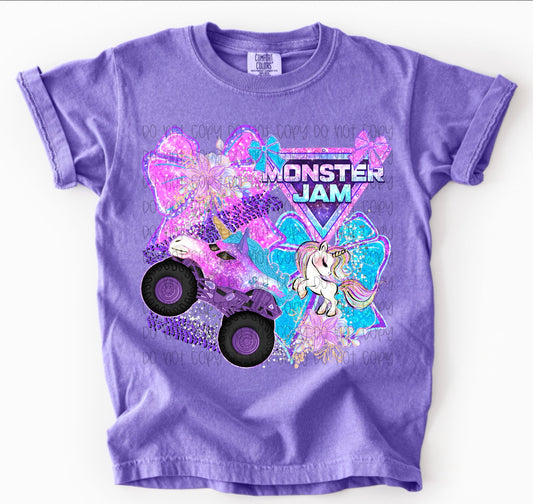 MJ Sparkle Smash Bow DTF Print
