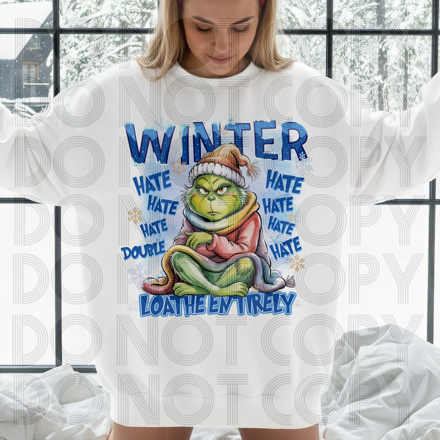 Winter Loathe Entirely DTF Print