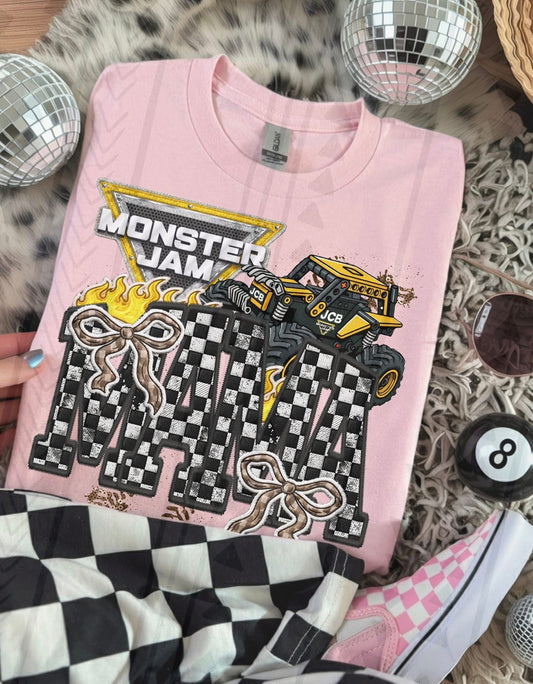 MJ Digatron Mama (with Bows) Faux Embroidery DTF Prints