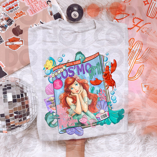 Cosmo Girl Ariel DTF Prints
