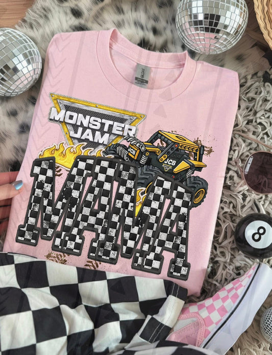 MJ Digatron Mama (no Bows) Faux Embroidery DTF Prints