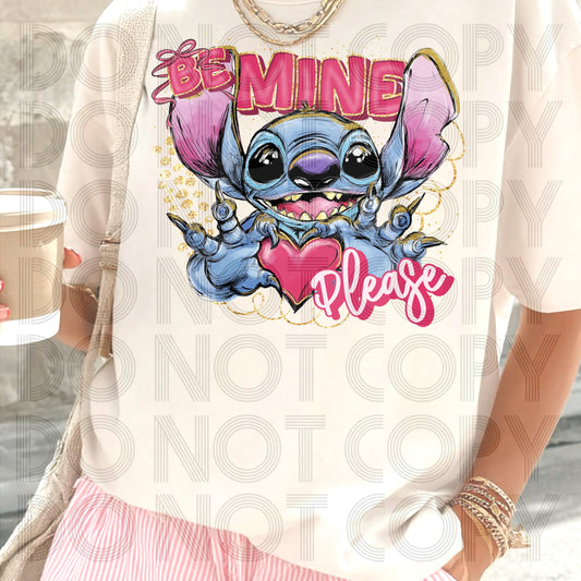 Be Mine Please DTF Prints
