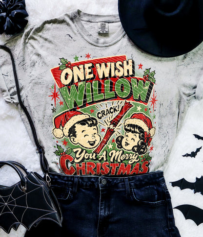 One Wish Willow You A Merry Christmas DTF Print