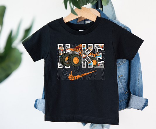 Tiger Shark Truck Checkmark DTF Print