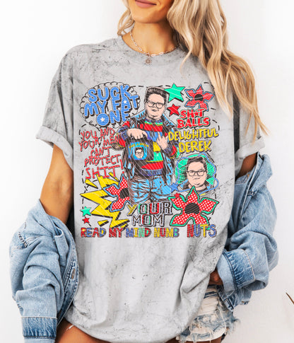 Delightful Derek Collage DTF Prints