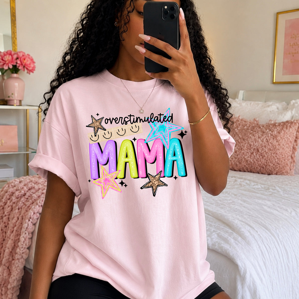 Overstimulated Mama DTF Print