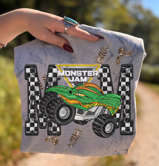 MJ Dragon Mom Faux Embroidery DTF Prints