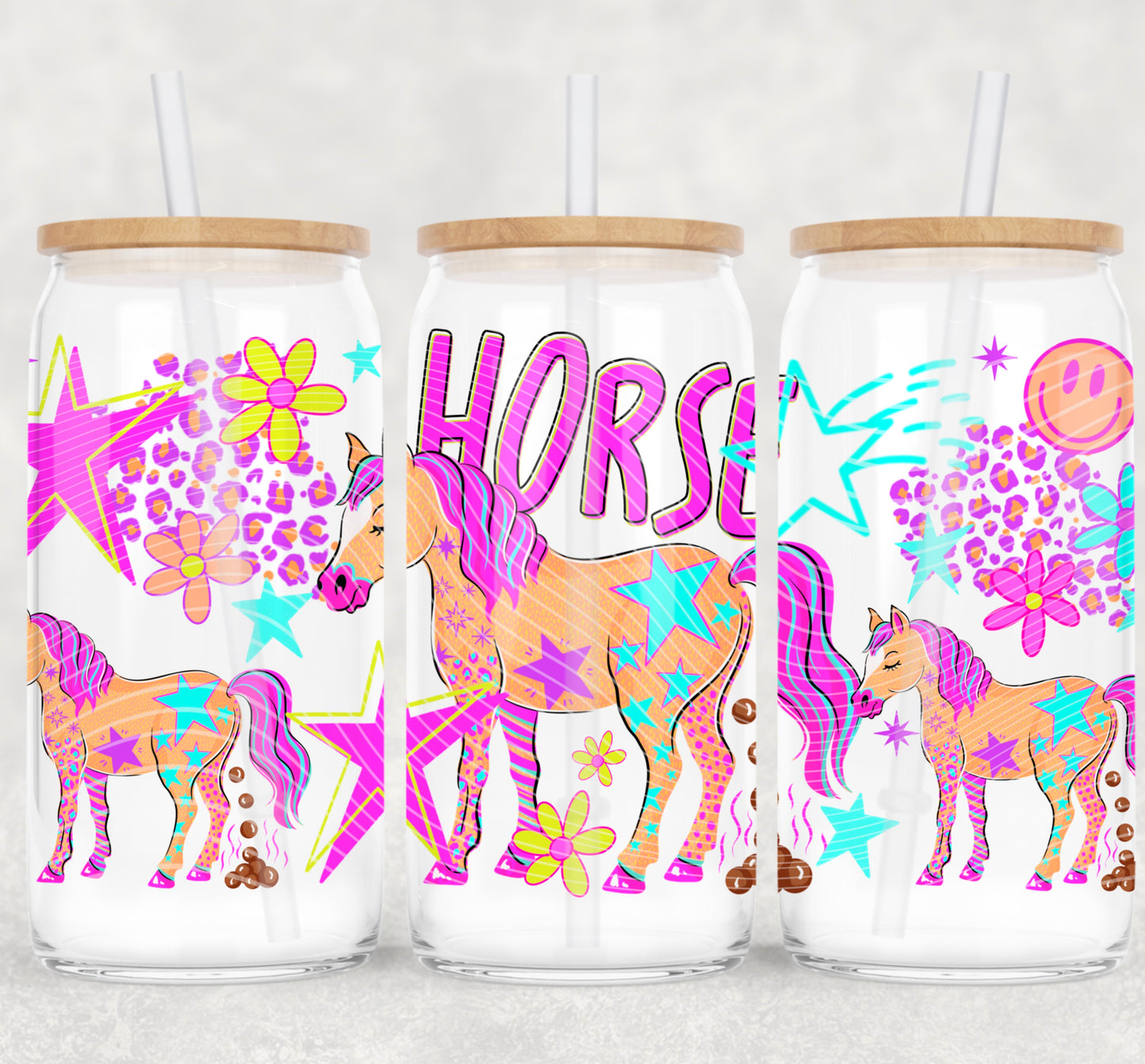 Horse S#*t 16 oz Glass Wrap