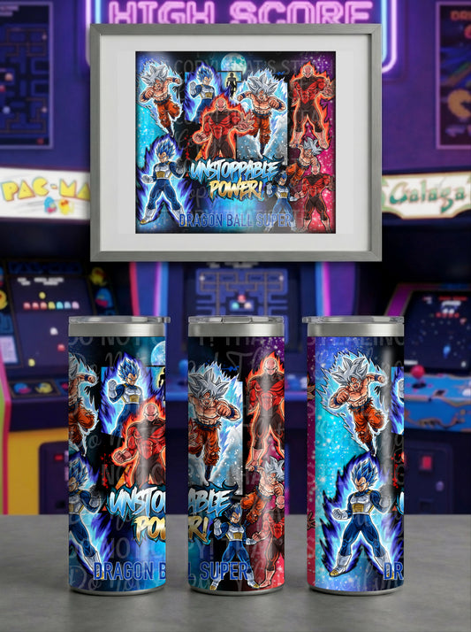 Unstoppable Power DBZ Tumbler Wrap