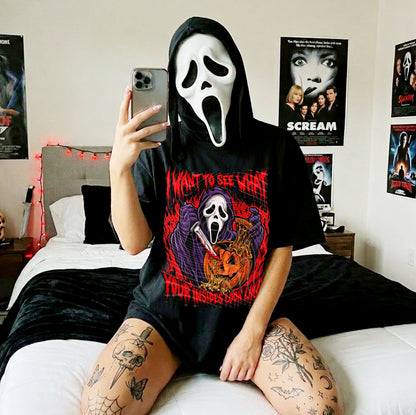 GhostFace I Want To See The Insides DTF Print
