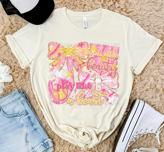 Preppy Softball DTF Print