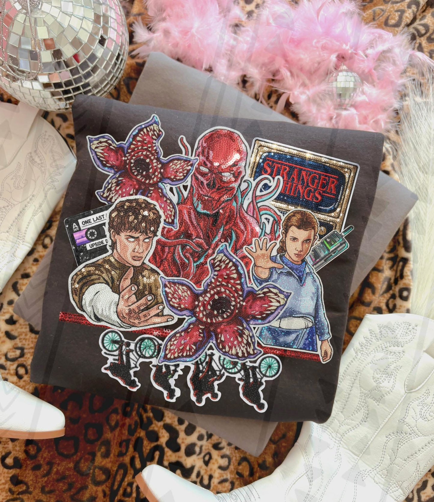 Stranger Things (Faux Sequin) DTF Print